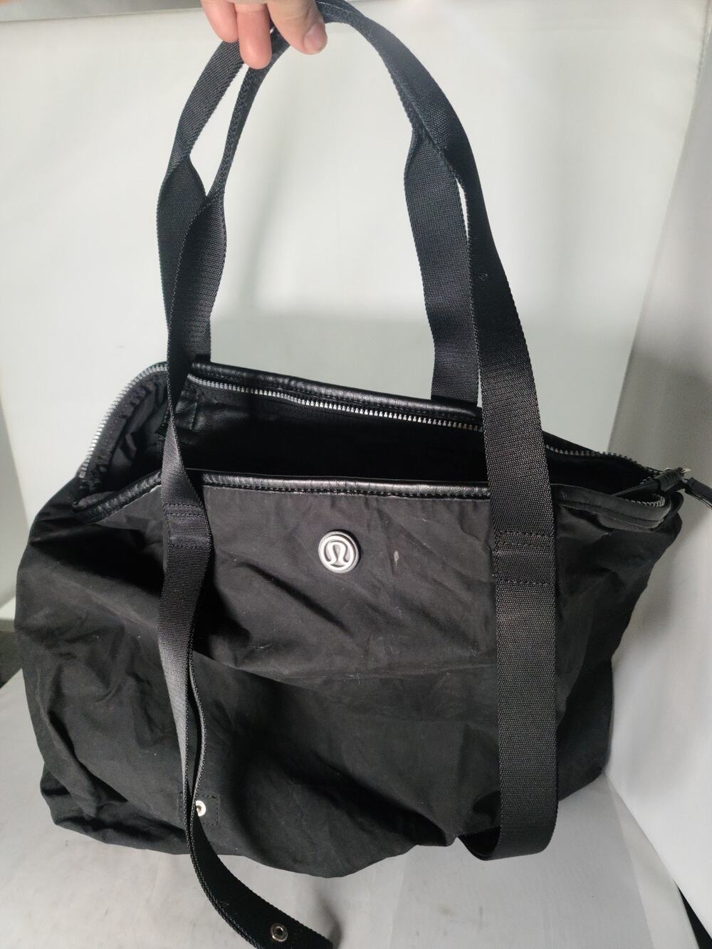 Lululemon Black Summer Lovin' Tote Bag 19x14
